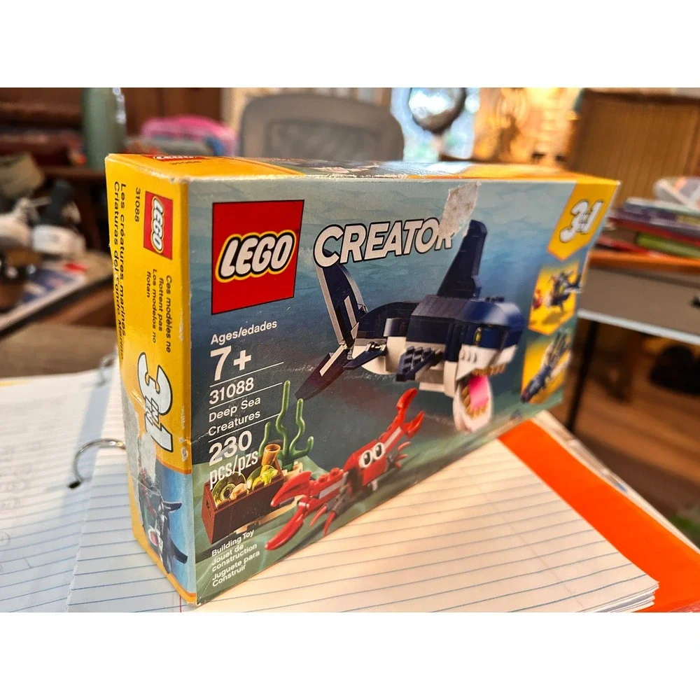 LEGO Creator 3 in 1 Deep Sea Creatures 31088 Building Toy‎ Kids Ages 7+